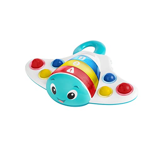 Baby Einstein Outstanding Opus The Octopus Sensory Rattle & Teether Multi-Use Toy, BPA Free & Chillable, 3 Months & up, Multicolored