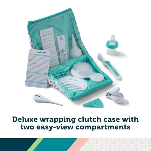 Safety 1st Deluxe 25-Piece Baby Healthcare and Grooming Kit (Arctic Blue)