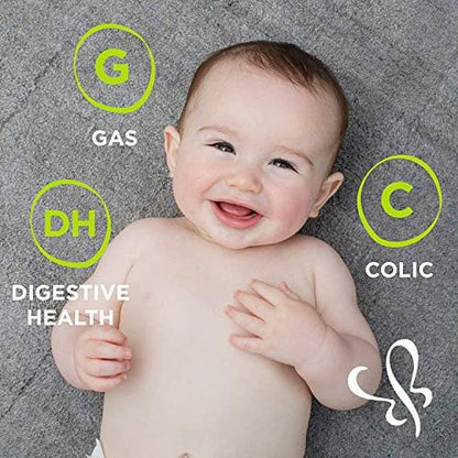 Mommy's Bliss Baby Probiotic Drops, Daily Gas, Constipation, and Colic Symptom Relief + Immune Support, Newborns & Up, 0.34 Fl Oz (30 Servings)