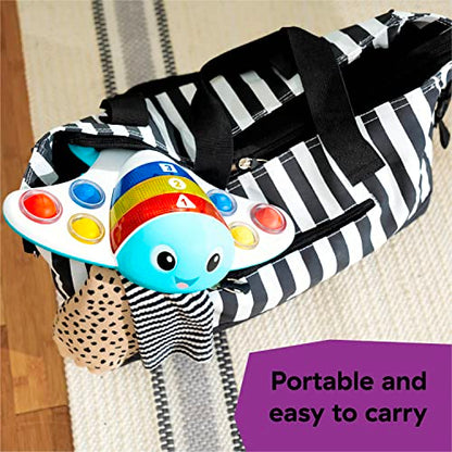 Baby Einstein Outstanding Opus The Octopus Sensory Rattle & Teether Multi-Use Toy, BPA Free & Chillable, 3 Months & up, Multicolored