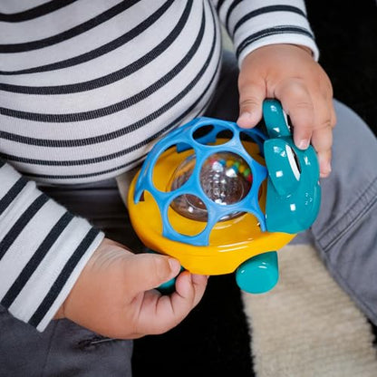 Baby Einstein Outstanding Opus The Octopus Sensory Rattle & Teether Multi-Use Toy, BPA Free & Chillable, 3 Months & up, Multicolored