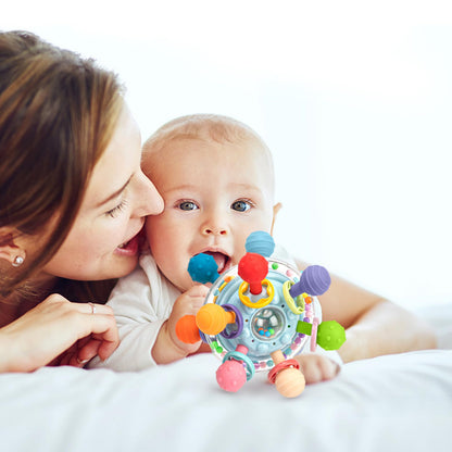 TOHIBEE Baby Montessori Sensory Toys for 0-6 6-12 Months, Food Grade Teething Toys for Babies 0 3 6 9 12 18 Months, Newborn Infant Learning Developmental Toys Gifts for 1 2 Year Old Boys Girls