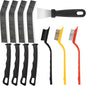 Crevice Cleaning Brush,8 Pcs Multifunctional Cleaning Brush Tools,Hard Bristle Crevice Cleaning Brush,Crevice Cleaning Brushes for Household Use Bathroom Tiles Kitchen Practical and Durable