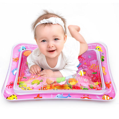 Yeeeasy Tummy Time Water Mat丨Inflatable Tummy Time Water Play Mat for Babies, Infants and Toddlers 3 to 12 Months Promote Development Toys Baby Gifts