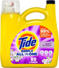 Tide Simply Clean & Fresh Liquid Laundry Detergent, Berry Blossom Scent, 89 loads, 117 fl oz