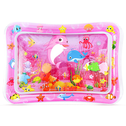 Yeeeasy Tummy Time Water Mat丨Inflatable Tummy Time Water Play Mat for Babies, Infants and Toddlers 3 to 12 Months Promote Development Toys Baby Gifts