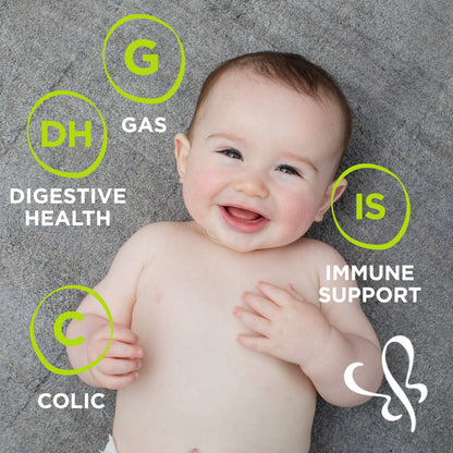 Mommy's Bliss Baby Probiotic Drops, Daily Gas, Constipation, and Colic Symptom Relief + Immune Support, Newborns & Up, 0.34 Fl Oz (30 Servings)