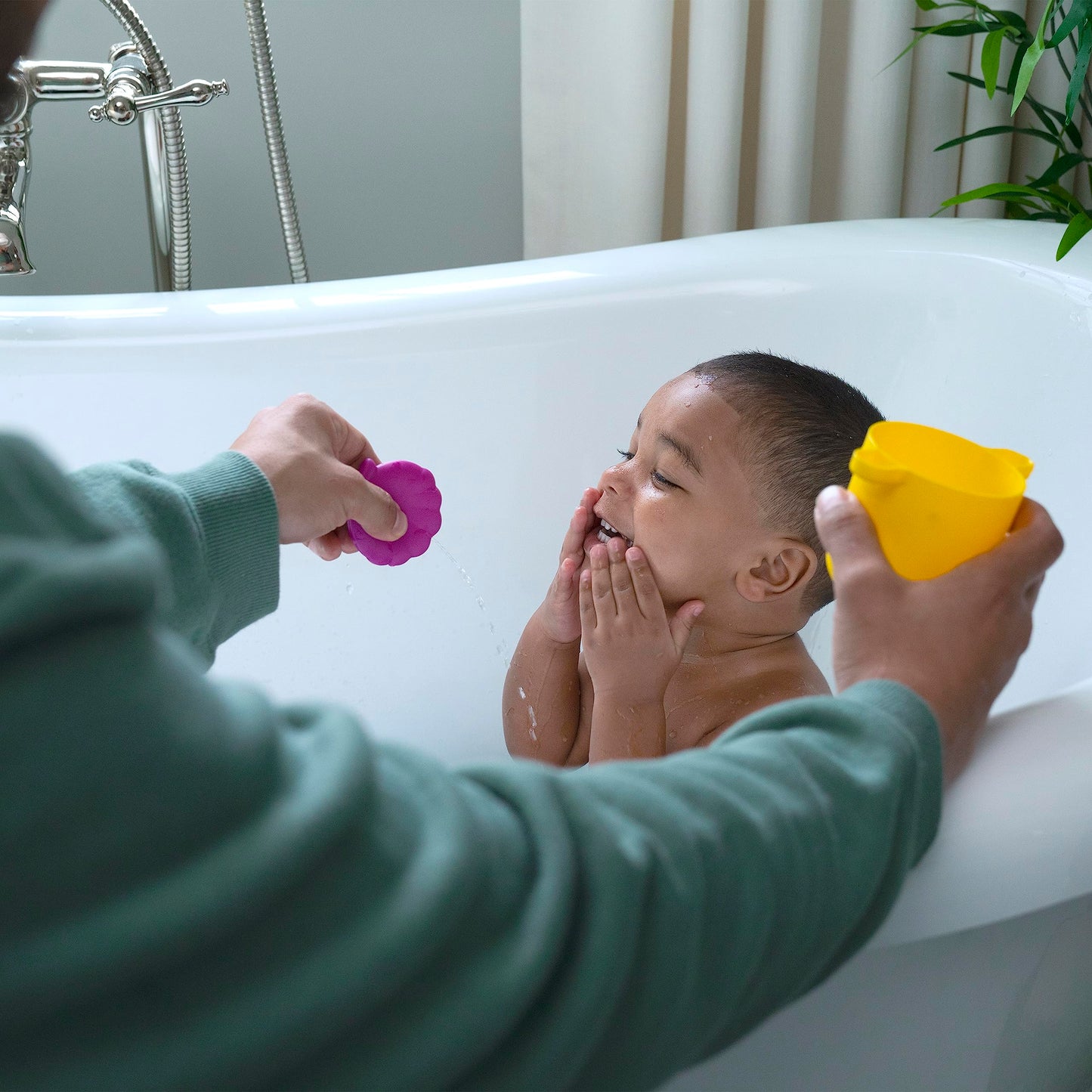 Baby Einstein Outstanding Opus The Octopus Sensory Rattle & Teether Multi-Use Toy, BPA Free & Chillable, 3 Months & up, Multicolored